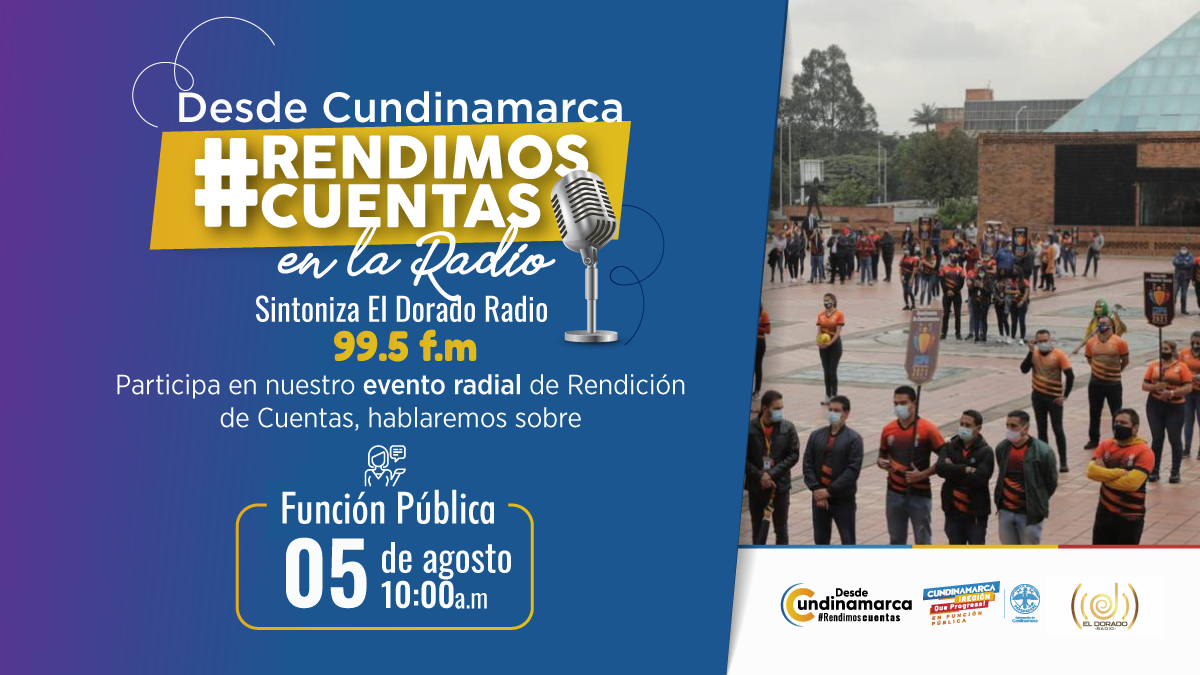 Imagen del video Desde #Cundinamarca #RendimosCuentas: Función Pública