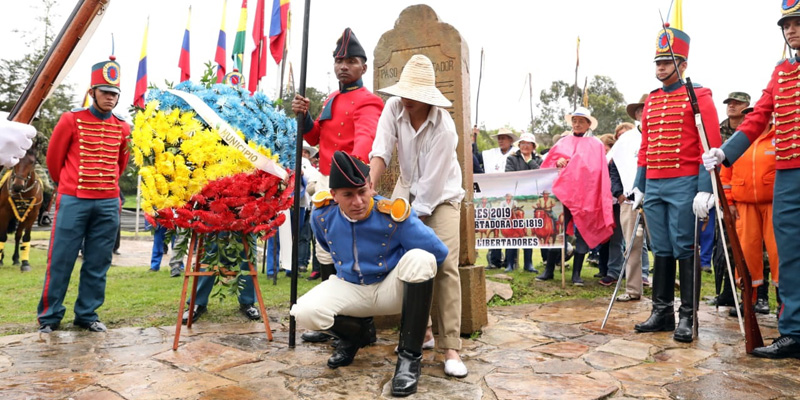 Ya están en Cundinamarca la ruta libertadora y sus caminatas
