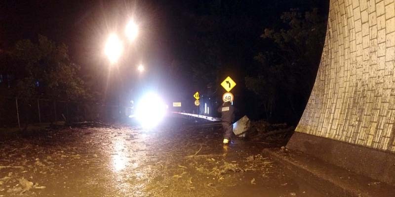 Cierre temporal en la vía Bogotá – Villavicencio por avalancha en el túnel de El Boquerón