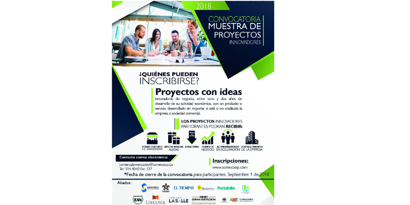 Apoyo a propuestas innovadoras de negocios en Bogotá y Cundinamarca

