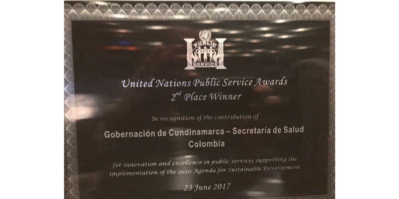 ONU otorga reconocimiento a la Gobernación de Cundinamarca


































