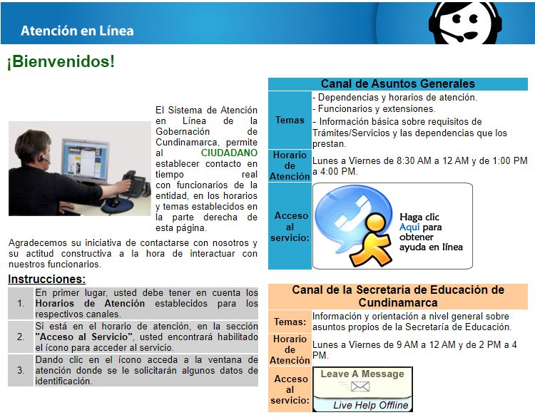 Imagen: Chat en línea