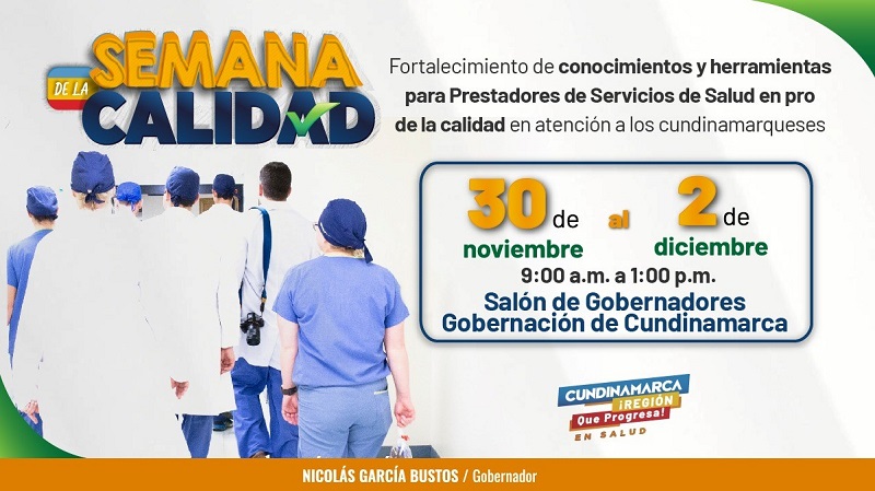 Cundinamarca se prepara para actualizar conocimientos y herramientas de calidad en salud
