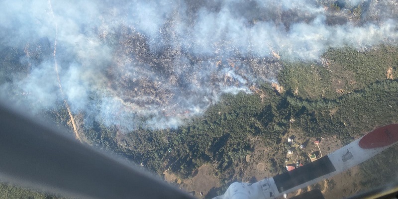 Incendio en Guatavita controlado en un 67 %
