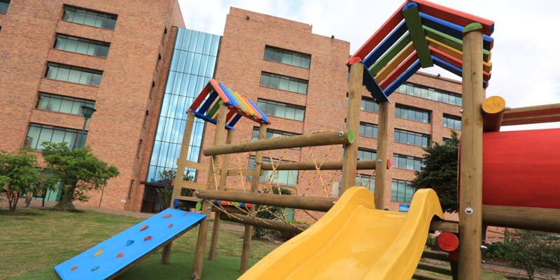 Parque infantil en la sede central de la Gobernación brinda tranquilidad a sus usuarios
