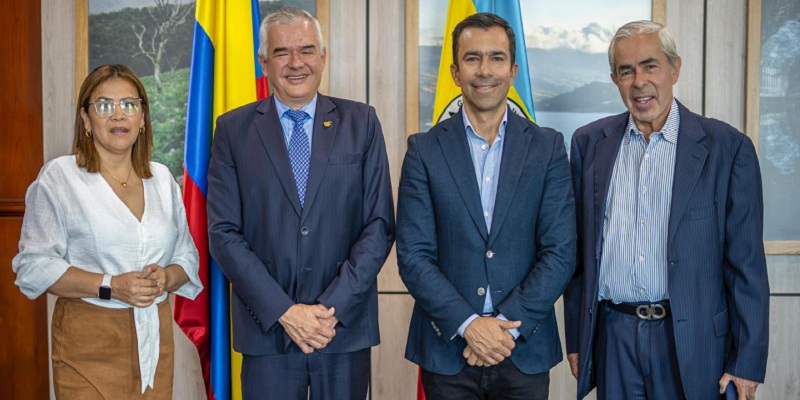 Jorge Rey y Ciro Solano, presidente del COC,  hablaron sobre optimización del deporte cundinamarqués