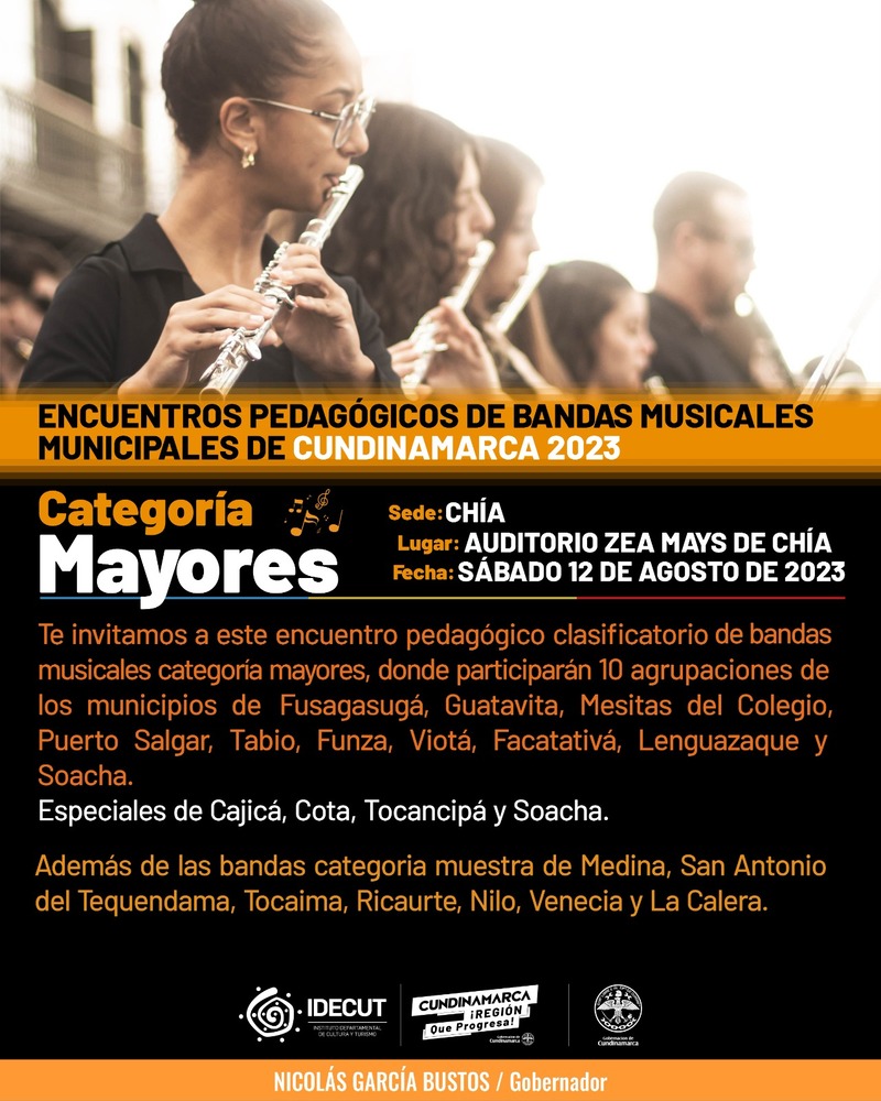 Llegan los Encuentros Pedagógicos Regionales de Bandas Musicales Municipales