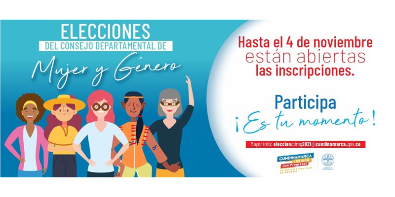 Abiertas las inscripciones para la elección del Consejo Departamental de Mujer y Género 2021-2024








