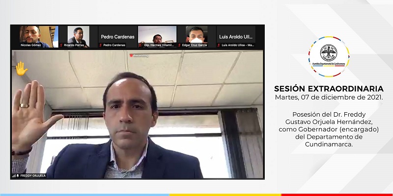 Asamblea de Cundinamarca posesiona a Gobernador (e)









