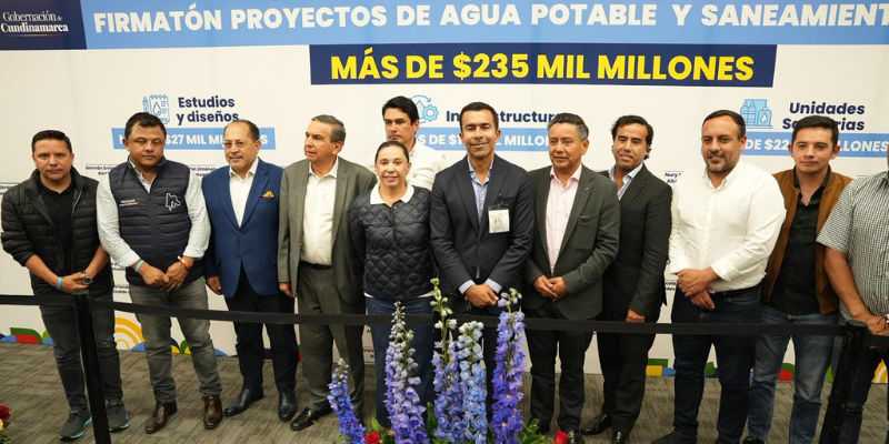 Cundinamarca impulsa 70 nuevos proyectos de agua potable y saneamiento por más de $235.000 millones