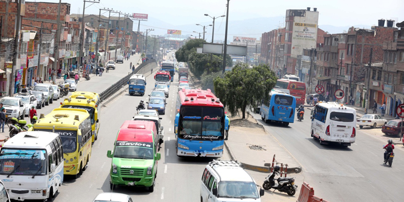 1’200.000 vehículos circularán por carreteras cundinamarquesas en el Puente de Reyes