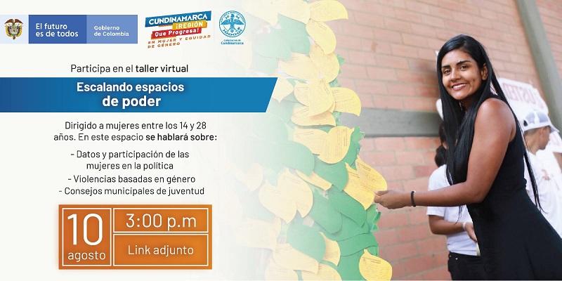 Taller virtual para mujeres “Escalando espacios de poder”