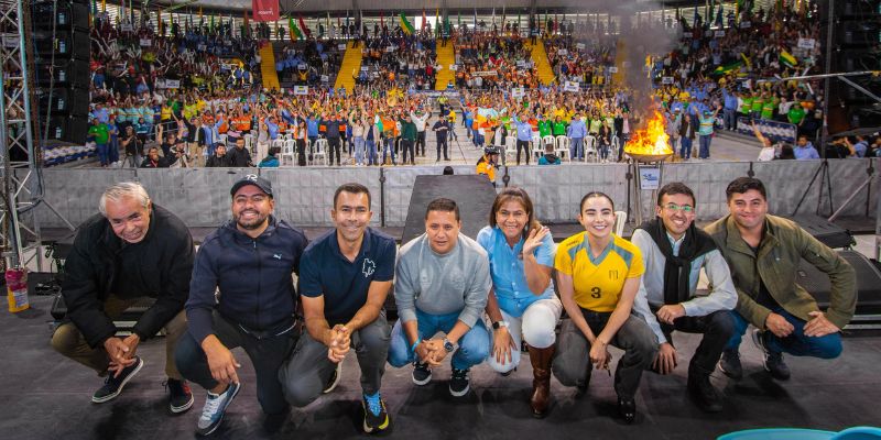 Gobernador Jorge Rey inauguró los VII Juegos Deportivos y Recreativos Comunales de Cundinamarca