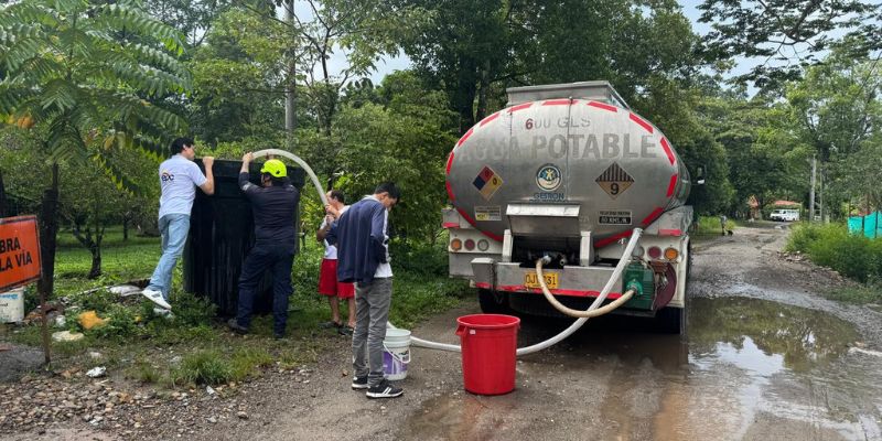 Casi 4.600 usuarios ya cuentan con agua tras emergencia por sismo en Paratebueno y Medina

