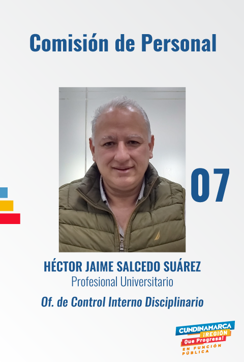 Comisión de personal - candidato 7
