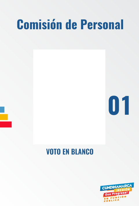 Comisión de personal - voto en blanco
