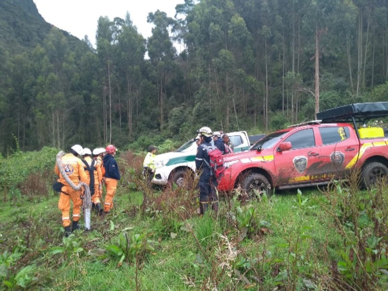 Fueron rescatadas cinco personas extraviadas en una caminata en el municipio de Cogua