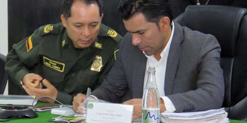 Gobernador de Cundinamarca traslada su despacho al Comando de Policía de Cundinamarca por paro nacional
