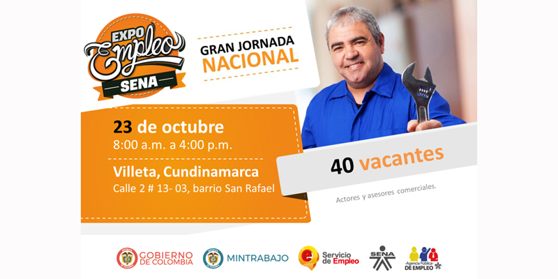 Cerca de 1.800 oportunidades laborales para los cundinamarqueses
