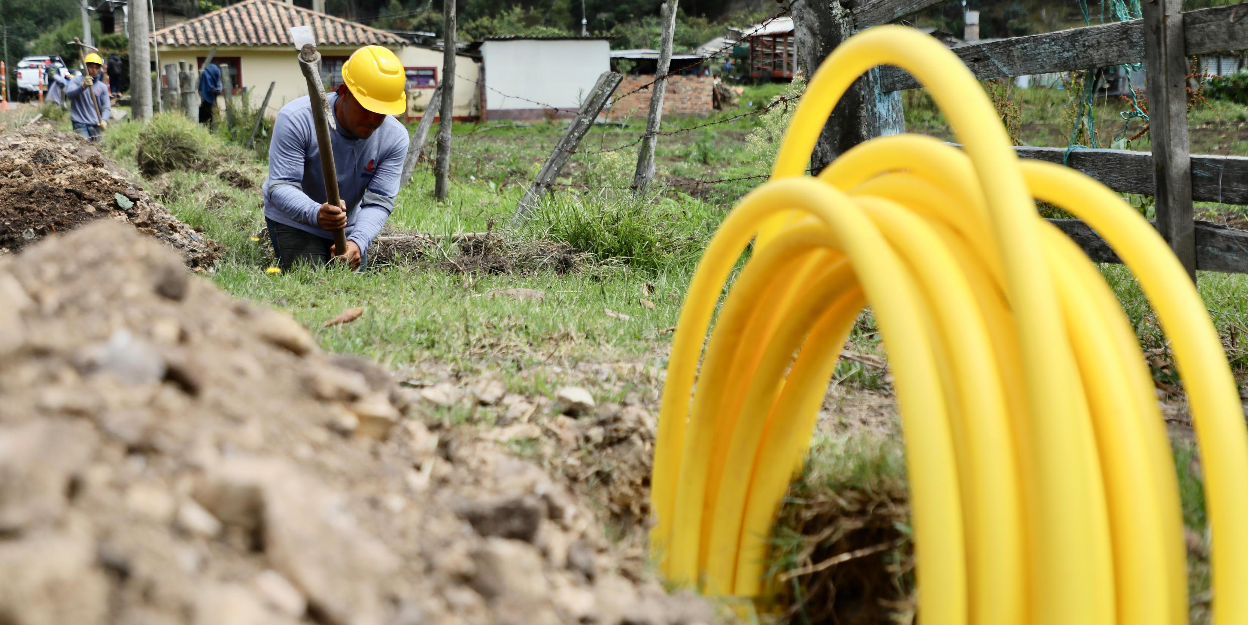 Iniciaron las obras para llevar gas natural a Subachoque


