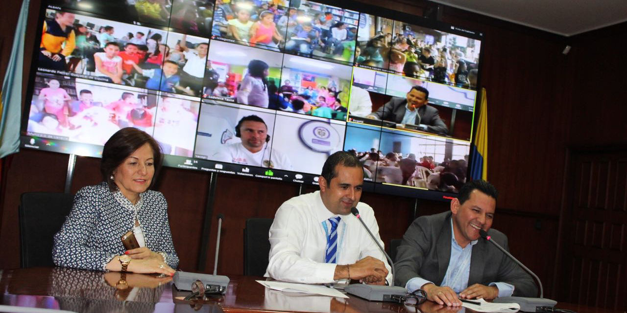 Niños y niñas cundinamarqueses interactuaron a través de VideoTIC




