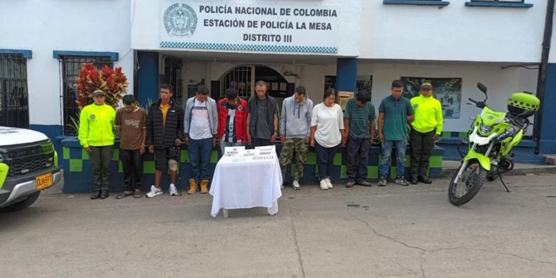 Desarticulada banda "Los Piquiña" que delinquía en la región del Tequendama